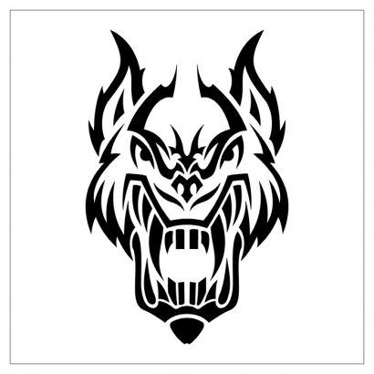 Tribal Mask Tattoos Idea